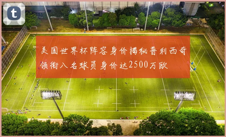 美国世界杯阵容身价揭秘普利西奇领衔八名球员身价达2500万欧